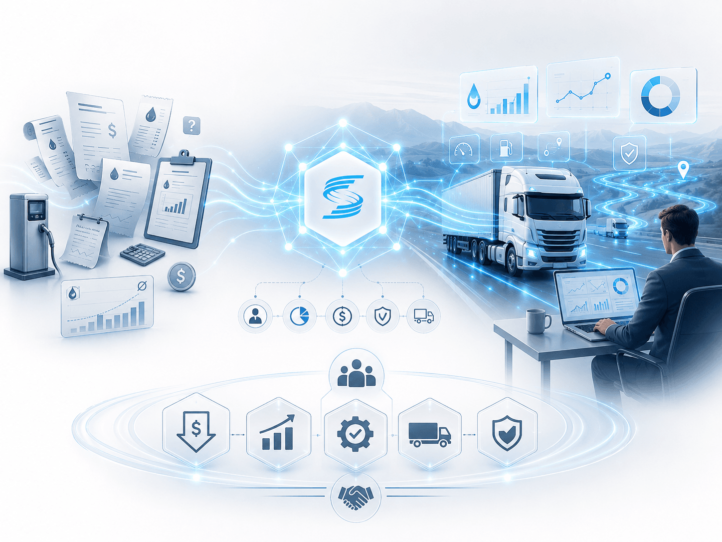 Origem da SUMA Connect como consultoria especializada em redução de custos na cadeia logística.
